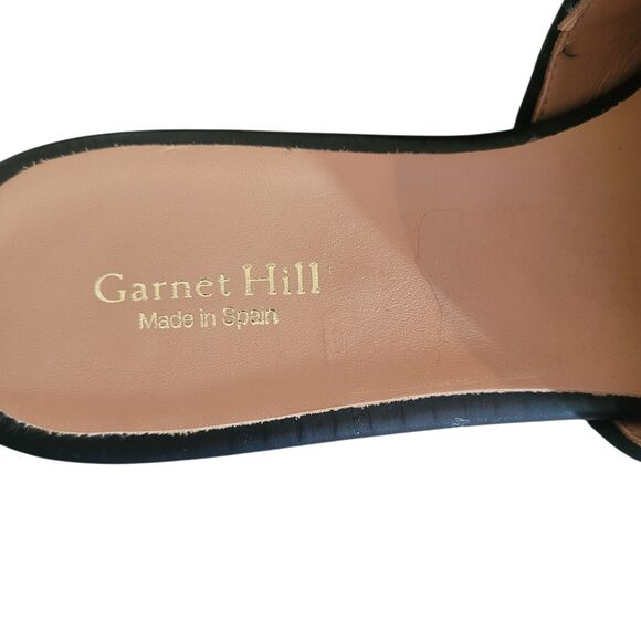 Garnet Hill Iris Mules Womens Size 8.5 Back Suede Slip On Shoes Career Going Out - Picture 7 of 7
